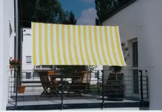 Atrium - Sonnensegel in Innenhöfen