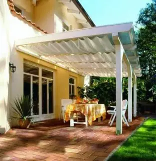 Pergolen-Beschattung - eine Kundenidee