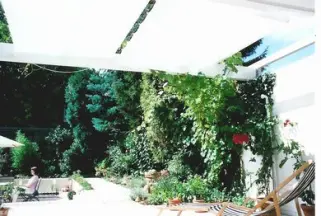 Kassetten-Pergola - Beschattung
