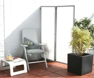 Sichtschutz Paravent - Sichtschutz mobil vielseitig mit einzigartigem Zubehör für Innen und Außen.