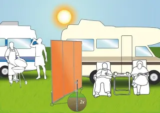 Sichtschutz Paravent - Sichtschutz mobil vielseitig mit einzigartigem Zubehör für Innen und Außen.