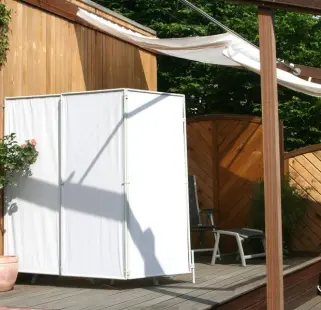 Sichtschutz Terrasse - Sonnensegel Paravent