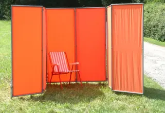 Garten Sichtschutz mit Paravents