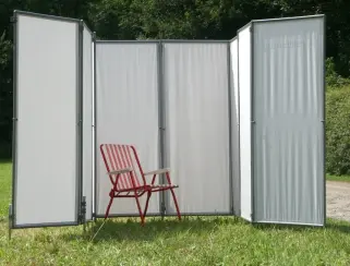Garten Sichtschutz mit Paravents