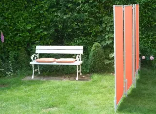Garten Sichtschutz mit Paravents