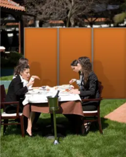 Garten Sichtschutz mit Paravents