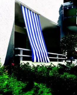 Senkrecht-Sonnensegel für Balkone