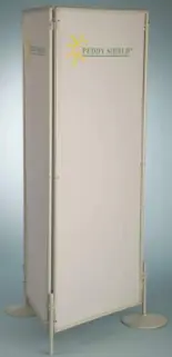 Messebau mit mobiler Sichtschutzwand: Mobiler Messestand