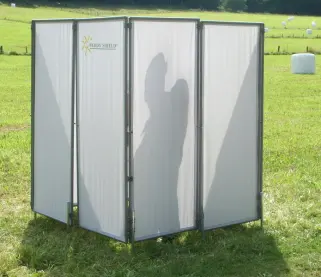 Umkleidekabine Aufstellung im Freien oder in Räumen