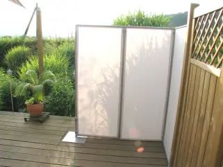 Heizstrahler - Windschutz Paravent