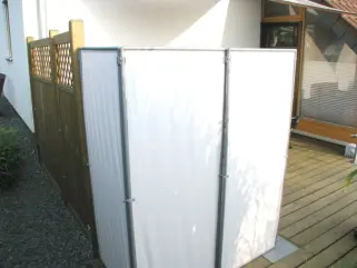 Heizstrahler - Windschutz Paravent