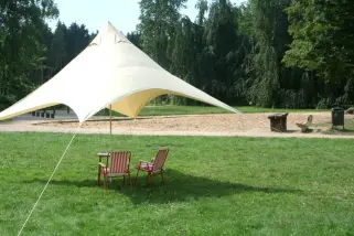 Events planen - mobiler Sonnenschutz, Sichtschutz und Regenschutz