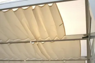 Glasdach Veranda Sonnenschutzsegel