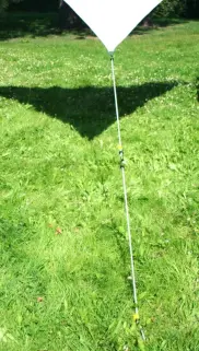 Elastische Spanngurte ersetzen eine Auspannung bis zum Rasen - fixiert mit langem Stabhering