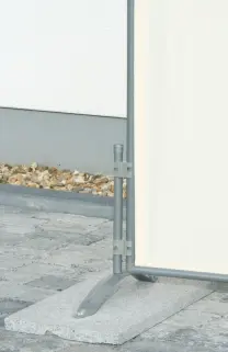 Fussplatte Paravent für feste Flächen - vorzugsweise InDoor.