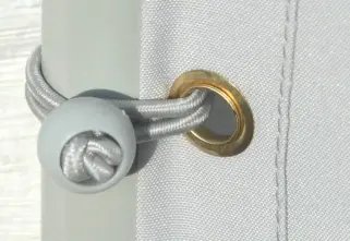 Tuchspanner Paravent eingesetzt 