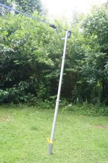 Alu-Teleskopmast mit Spanngurt u. Ratsche