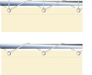 Vergleich der einfachen und doppelten Kordelführung