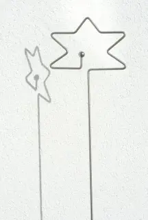 Rankstab Stern mit Kugel u. Schattenbild