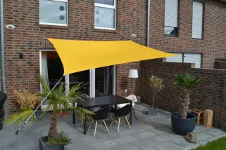 Leichter Montagestab Sonnensegel konkav 2,5 m mit 1x Kordel + 1x Stabhering