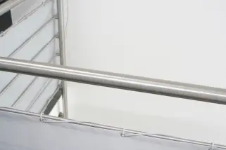 Beispiel für die Befestigung Balkonsichtschutz