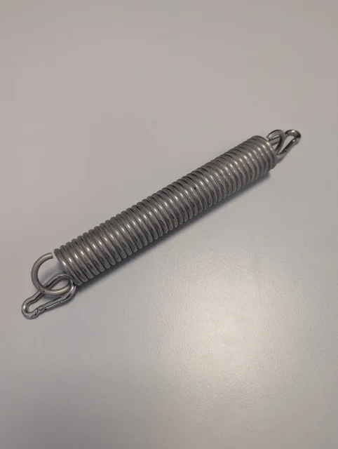 Edelstahl-Zugfeder Größe 4 für Sonnensegel-Befestigung – hohe Federkraft & rostfrei