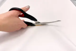 Nähservice - Sonnensegel 330 x 200 cm  - Kürzen schmale Seite 200 cm für Sonnensegel in Seilspanntechnik